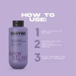 OSMO - Super Silver No Yellow Shampoo - Imagen 4
